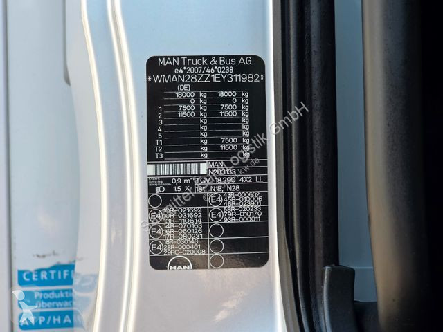 Camion MAN TGM 18.290 4X2 LL / Ldbw / Thermo...