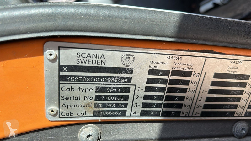 Camión Scania G (MANUAL PUMP / POMPE MANUELLE /...