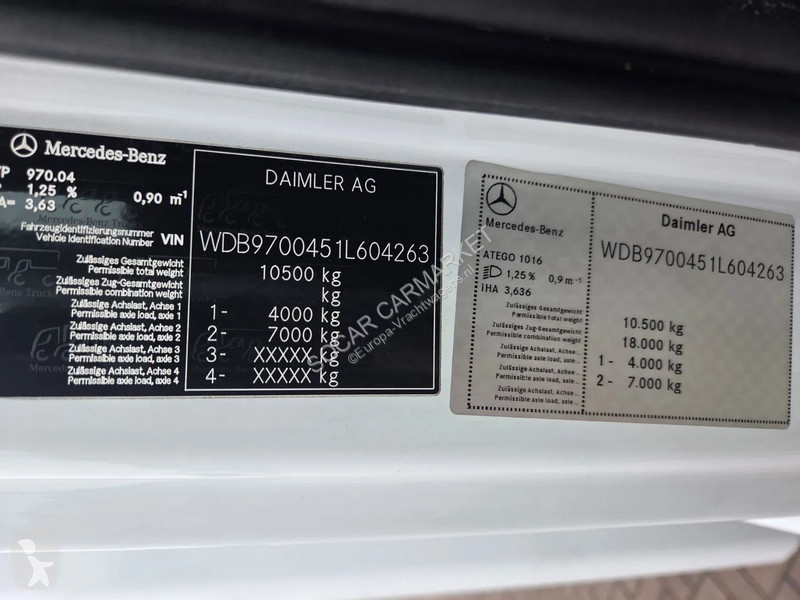 Camion Mercedes 1016 NL-Truck Automatic...