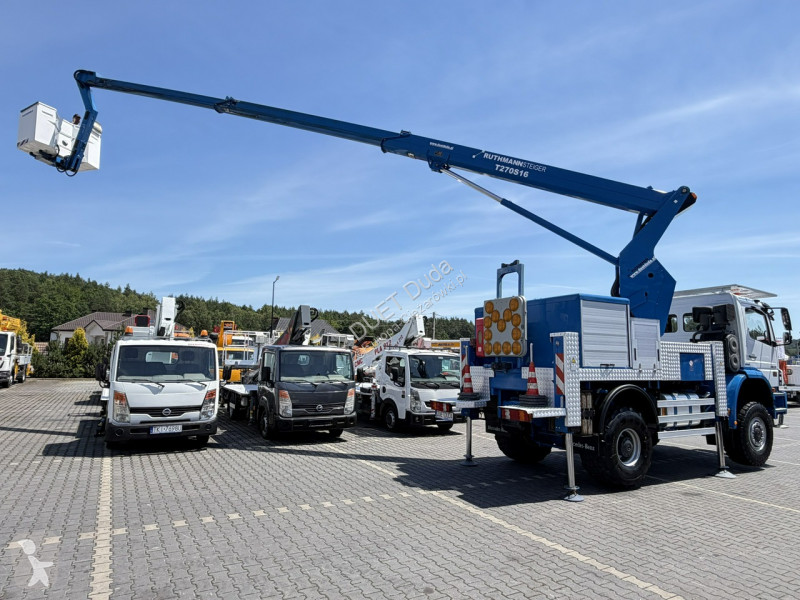 شاحنة Mercedes AXOR 1829 4x4 Zwyżka RUTHMANN...