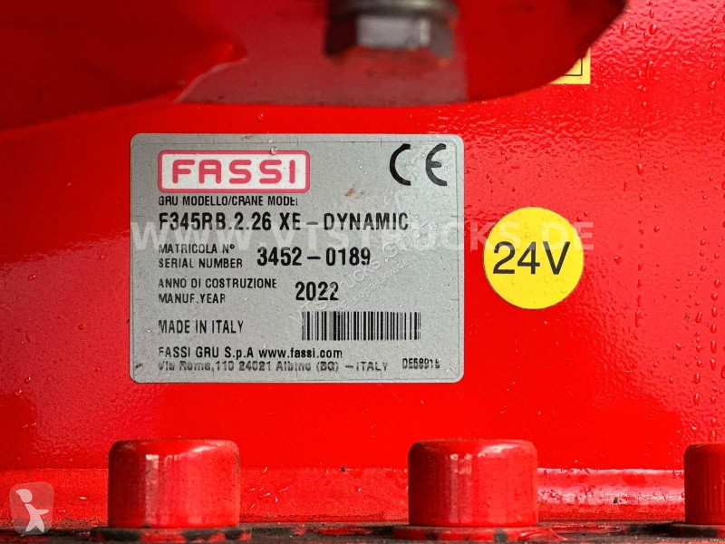 Грузовик MAN 35.470 8x4 Pritsche + FASSI F345RB...