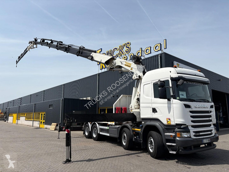 شاحنة Scania R 520 V8 + PAFINGER 72002 6X + JIB...