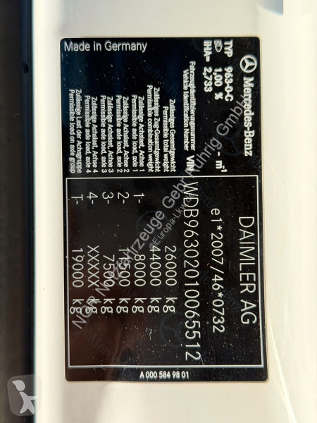 شاحنة Mercedes 2543 MP4 6x2 Thermoking T600R |...