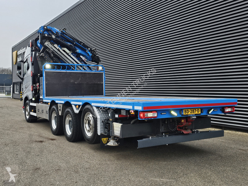 شاحنة Volvo 750 8x4 / RETARDER / FASSI 71 TM + JIB