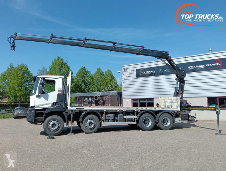 شاحنة Renault C430 8x4 - HIAB 22TM Crane,...