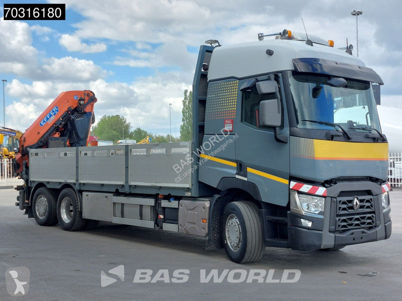 شاحنة Renault T 460 6X2 EFFER 395/5S + JIB 4S...