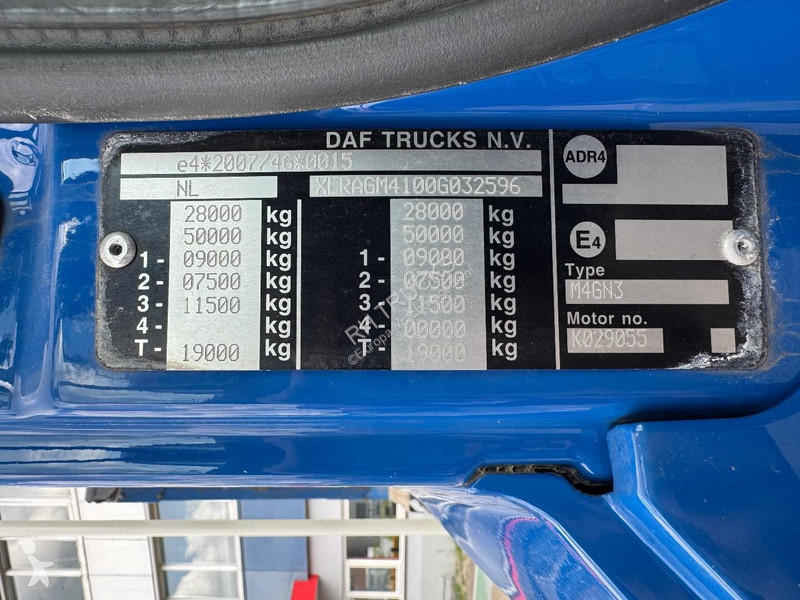 Vrachtwagen DAF 400 6X2 - EURO 6 + VDL P-18 +...