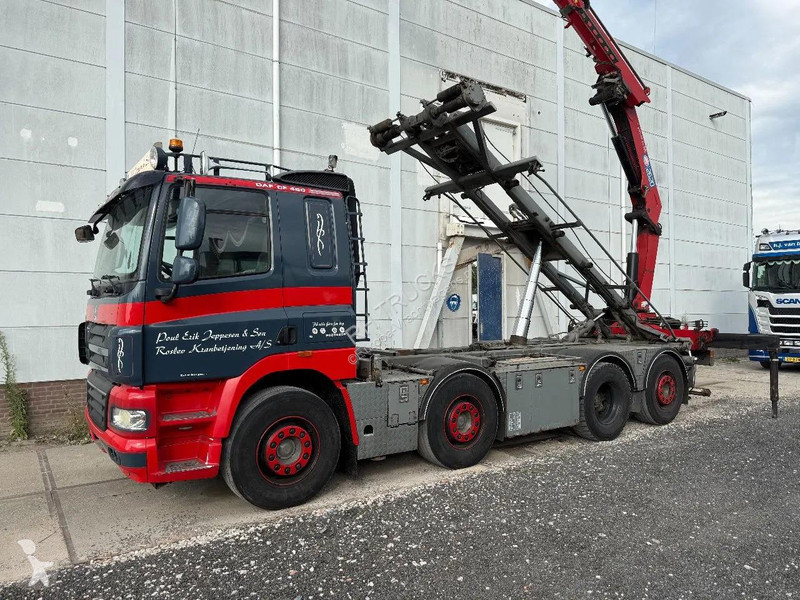شاحنة DAF 85460 8X2 EURO 5 - HMF 2620 K4 +...
