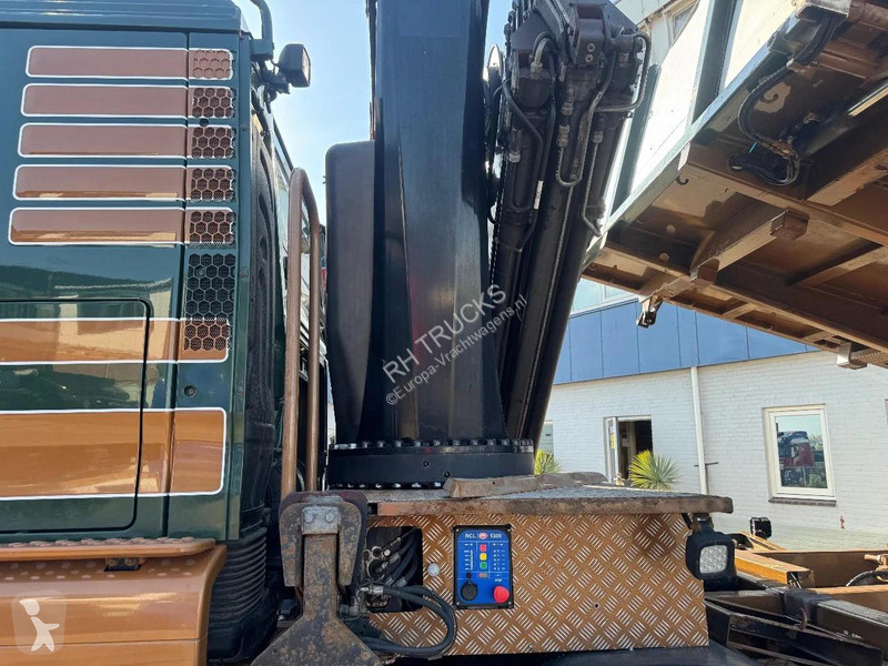 شاحنة MAN 35.480 8X2 KIPPER + HMF 3220-K6 +...