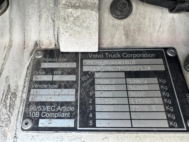 شاحنة Volvo 6X2 EURO 6 LIFTAS + DRACO TRAILER +...