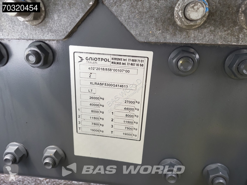 شاحنة DAF 480  6X2 BDF Lift-Asche Full Air...