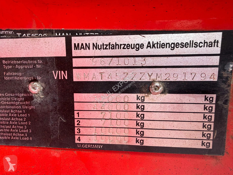 شاحنة MAN 364 - 8x4 - Kipper - Full Steel...