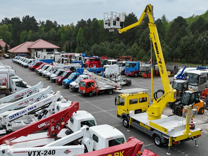 Camion Mercedes Zwyżka WUMAG WT 170 17m w bok...
