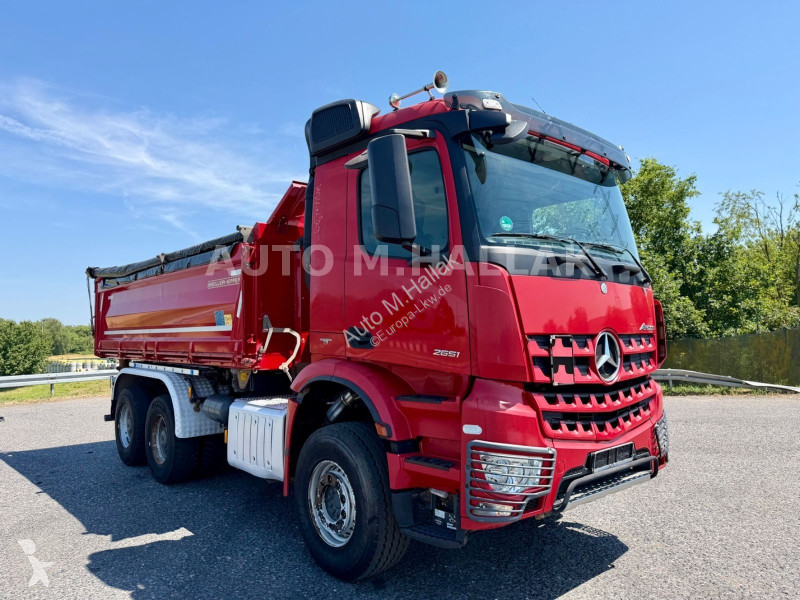 شاحنة Mercedes AROCS 2651 K MEILLER 3 S.Kipper...
