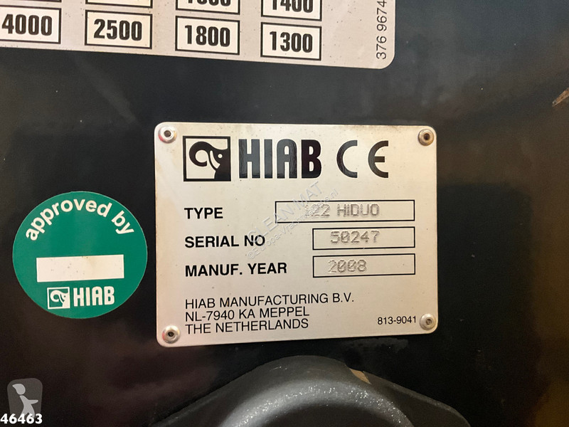 شاحنة Mercedes AXOR Hiab 12 Tonmeter laadkraan