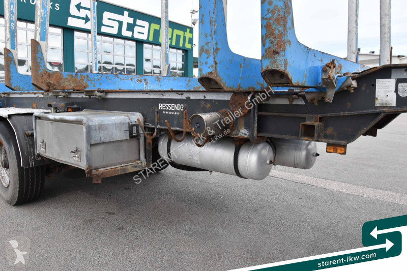 Camion remorque Mercedes 3653 6x6 Penz Holz...