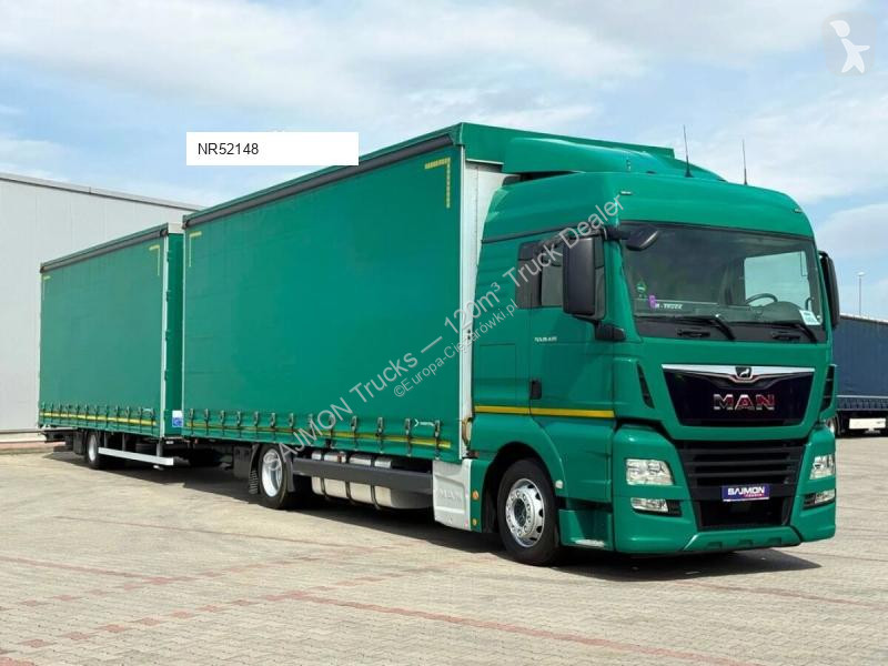 Vrachtwagen MAN TGX 18.420 / ZESTAW TANDEM...