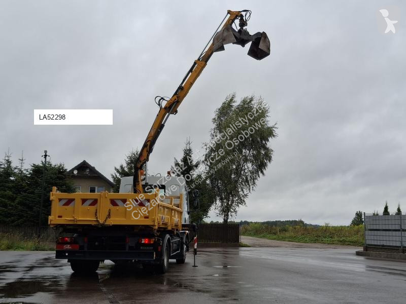 Camión Renault HDS Wagen Kran Wywrotka