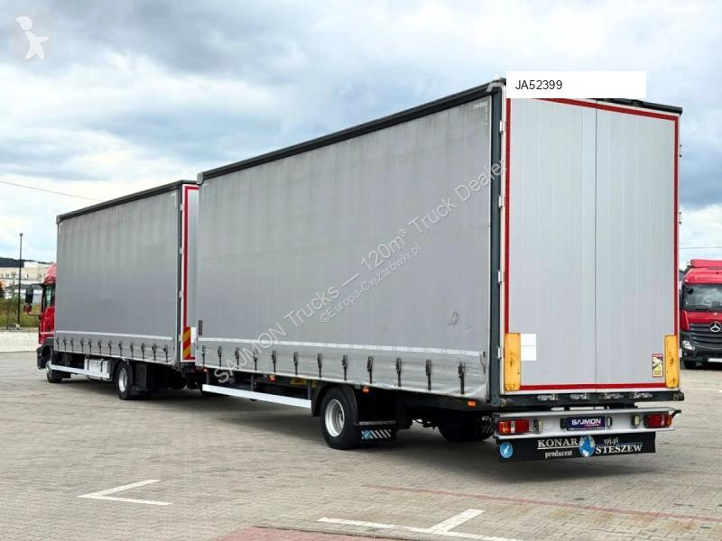 Camião MAN TGL 12.250 / ZESTAW TANDEM 120M3 /...