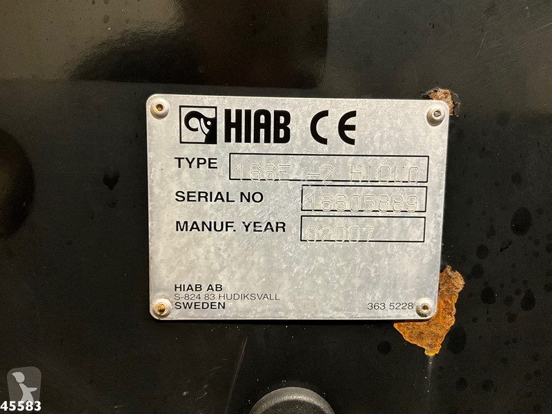 MAN TGA Hiab 16 Tonmeter laadkraan truck
