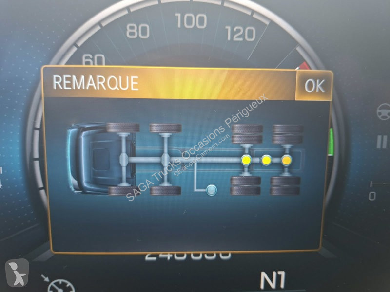 Lastbil Mercedes 3246 8x4/4 Bi benne Meiller +...