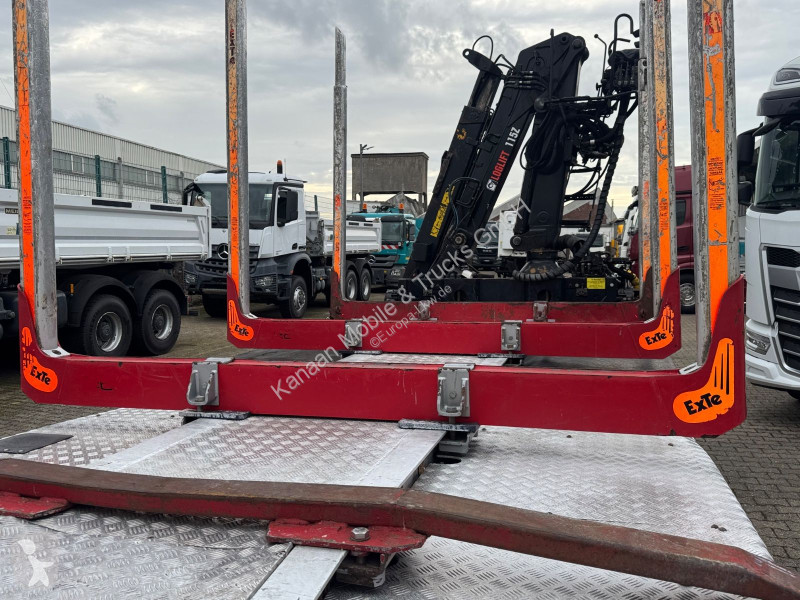 Lastbil MAN 33.500  6x4 Holztransporter Kran...