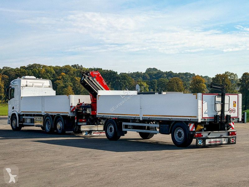 Scania 500 FASSI F235 A.2.26 + FUNK + Anhänger!...