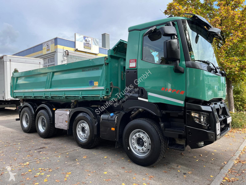 Renault C480 8X4 MEILLER STAHL 3-S.-Kipper...