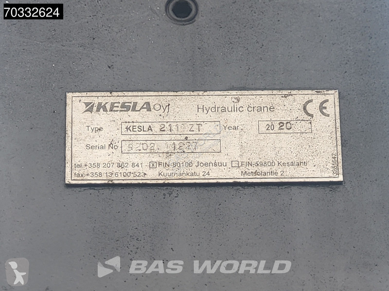 Kamion Mercedes 3363 6X4 Kesla 2117ZT Crane...