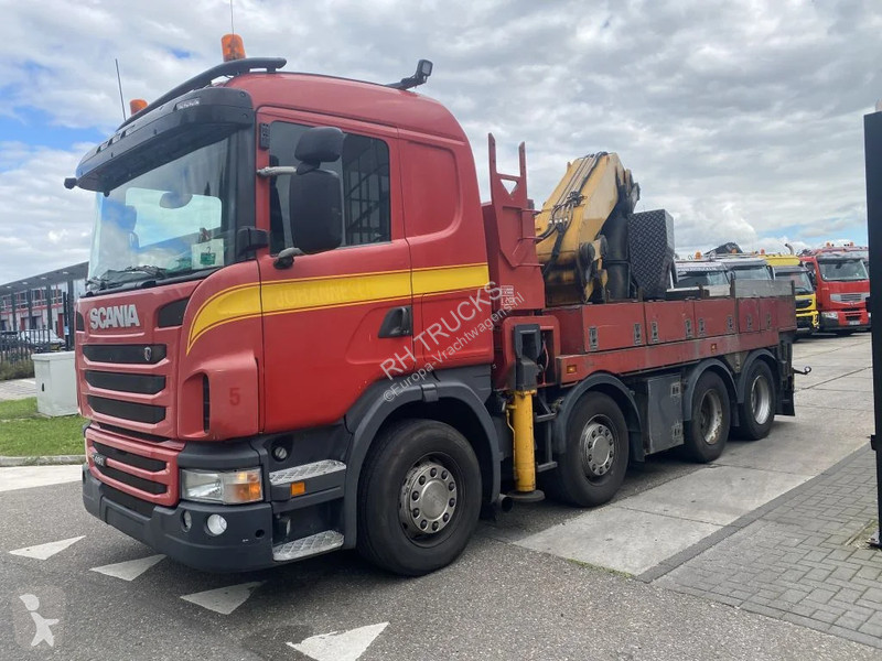 Kamion Scania 480 8X4 + EFFER 1250 6S + REMOTE...