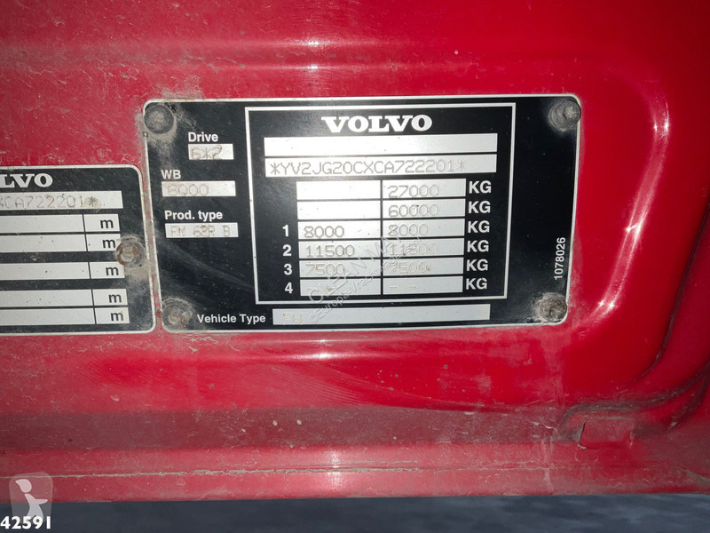 Camion Volvo FM 540 8x2 Fassi 110 Tonmeter...
