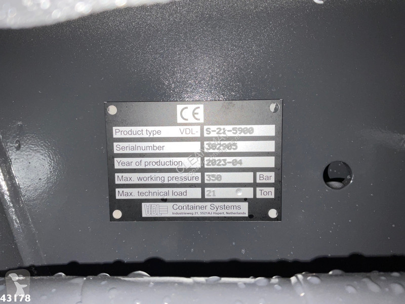 Camion Mercedes 2643 Euro 6 HMF 23 Tonmeter...