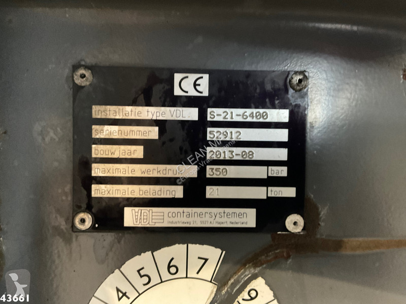 Kamion DAF FAS 85  410 VDL 21 Ton haakarmsysteem