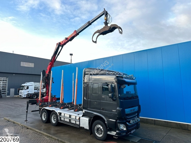 Camion DAF 530 6x4, Wood transport, Retarder,...