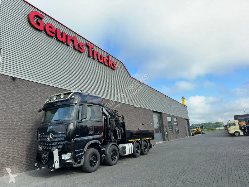 Camion Mercedes 3251 8X4 + HIAB 1058 E-8 + JIB...