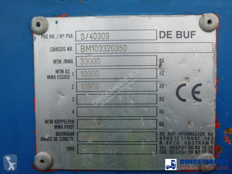 Kamion  De Buf mixer trailer 10 m3