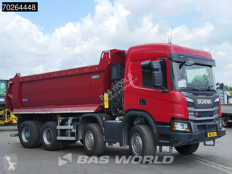 Camion Scania P410 8X4 N Truck 19m3 tipper Body...