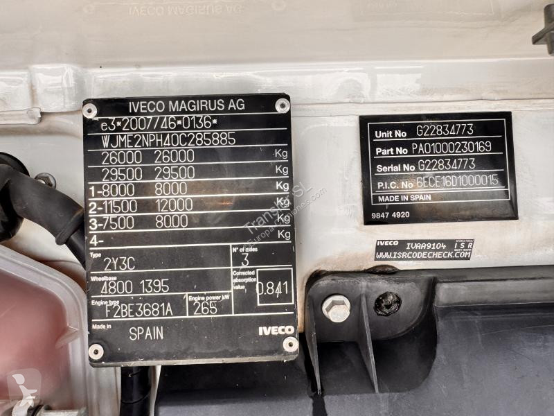 Camion Iveco  AD 260SY/PS
