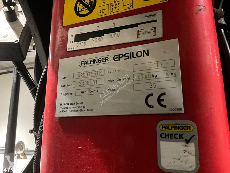 Camion MAN TGS 10x4 Euro 6 Palfinger 20...