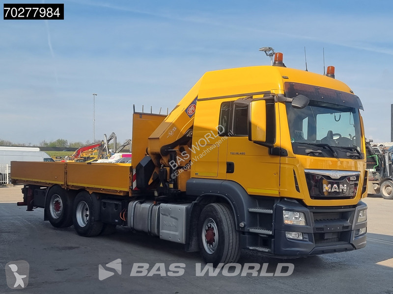 Lastbil MAN TGS 6X4 HMF 5020 K6 Crane Kran...