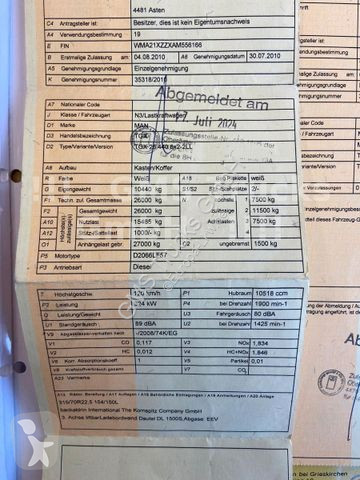 شاحنة مقطورة MAN TGX / komplett ZUG 7,2m+7,2m...