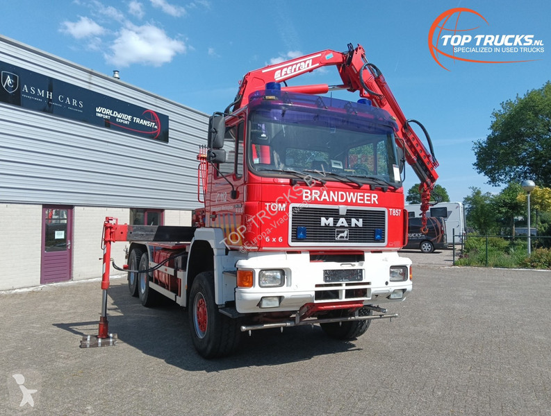 Kamion MAN 6x6 - 14TM Kraan, Crane, Kran -...