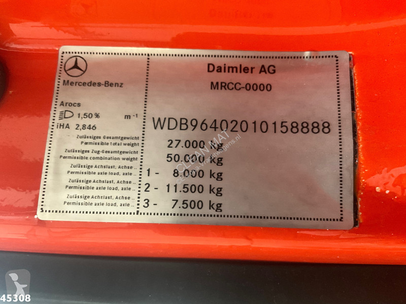 Kamion Mercedes 2536 Euro 6 Meiler 16 Ton's...