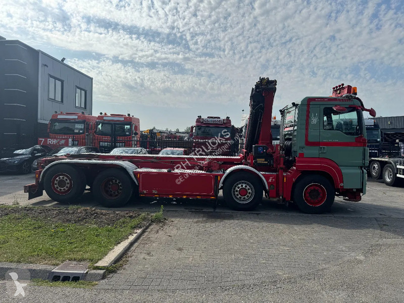 Vrachtwagen MAN 35.480 8X4 HMF 2420 K5 + HMF...