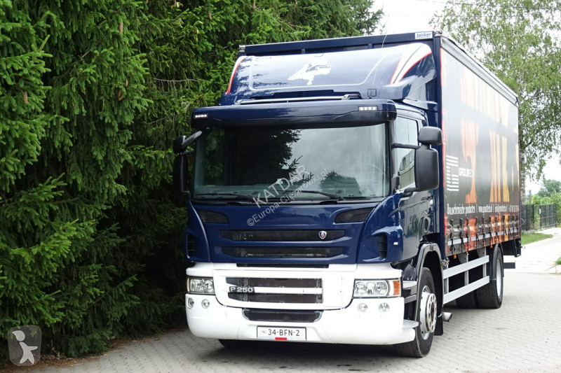 Kamion Scania P250 Euro 6 Firanka winda klapa...