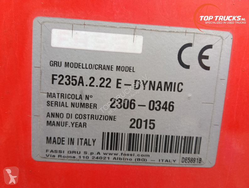 Camión MAN 35.360 8x2 - Fassi 23TM Kraan,...