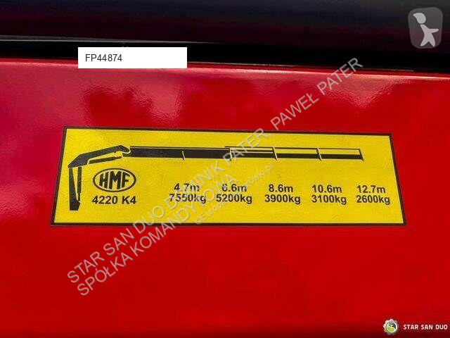 Camion Mercedes ACTROS 3341 6x6 HMF 4220 K4...
