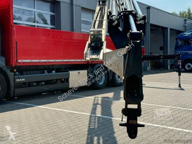 Lastbil MAN TGS 26.430 Baustoffpritsche Fassi...