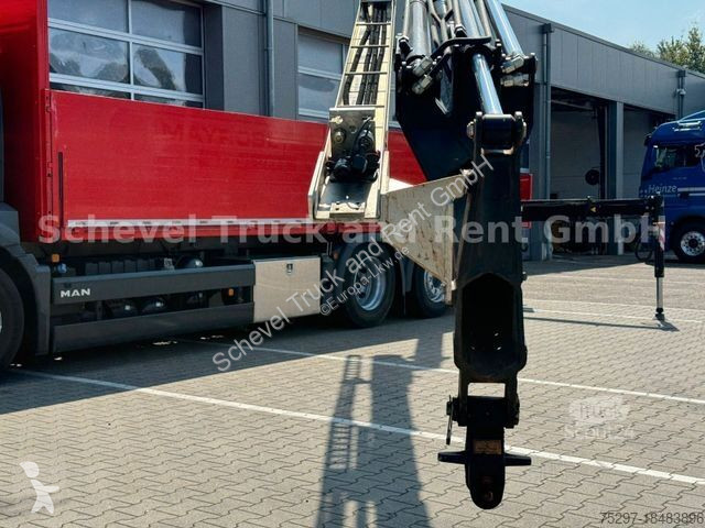 Lastbil MAN TGS 26.430 Baustoffpritsche Fassi...