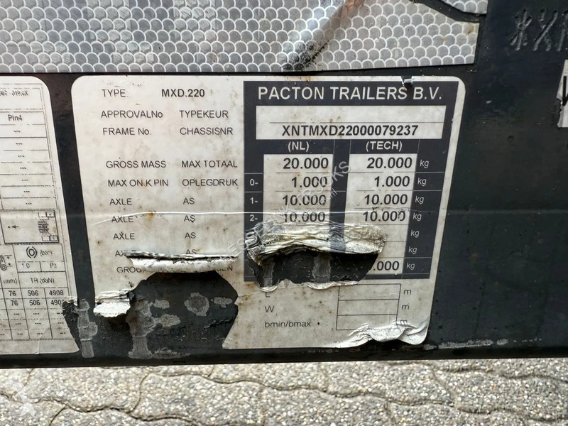 Camion DAF 480 8X2 KENNIS K16R3 Kraan Combi...